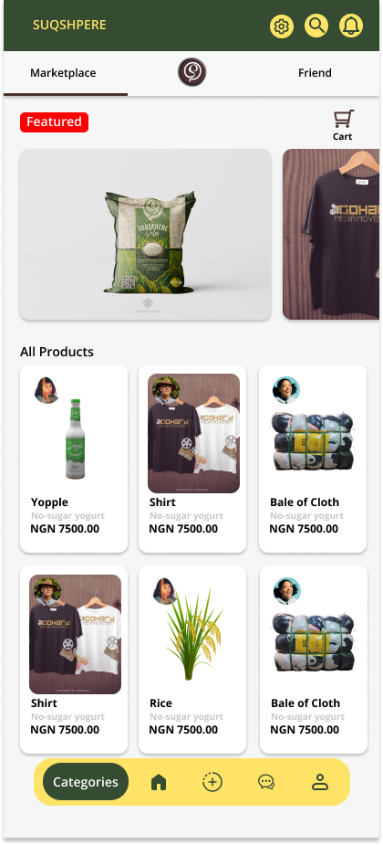 SuqSphere — Marketplace, featured and products